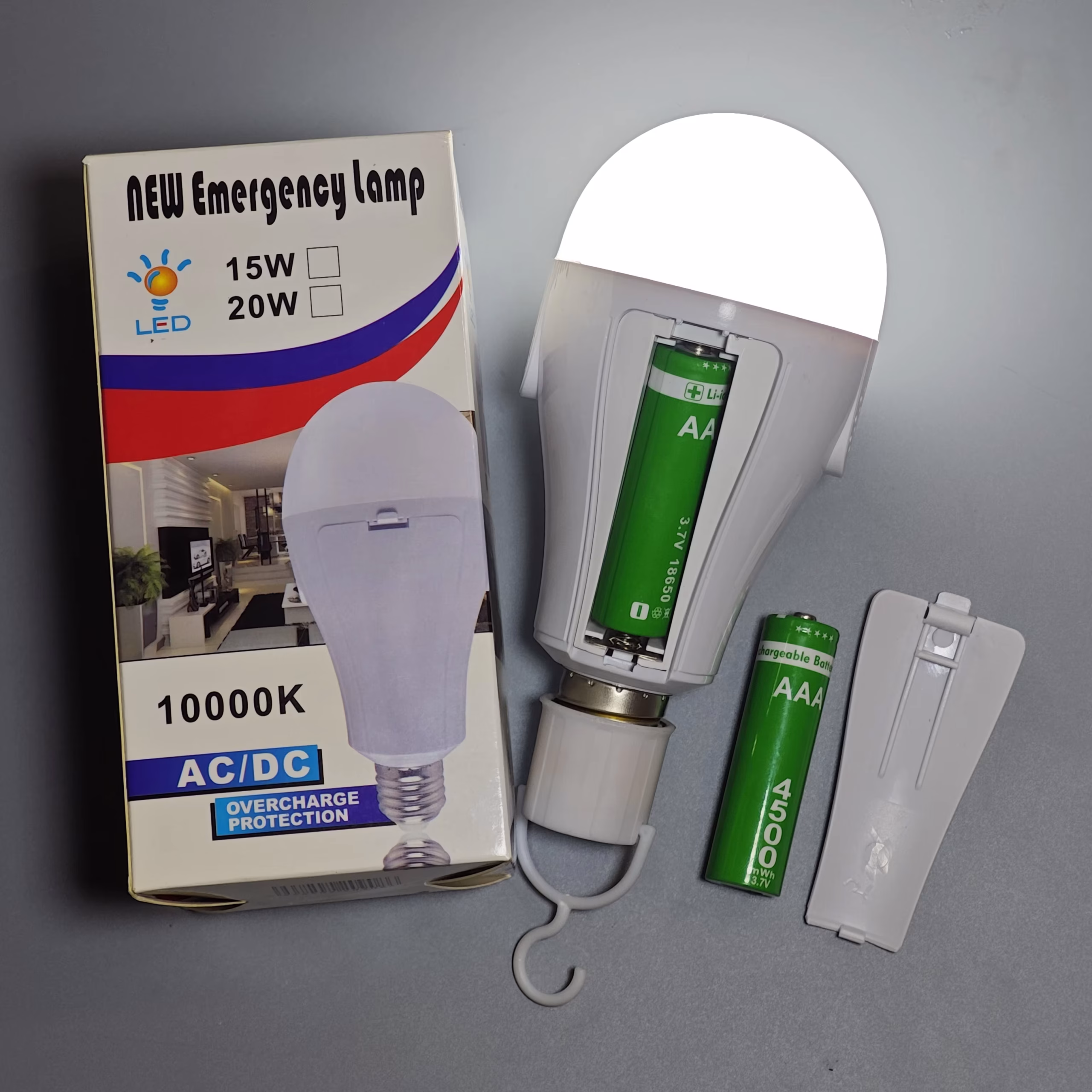 Double Battery Ac DC Light