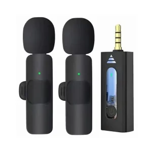 K35 Dual Wireless Microphone 3.5mm